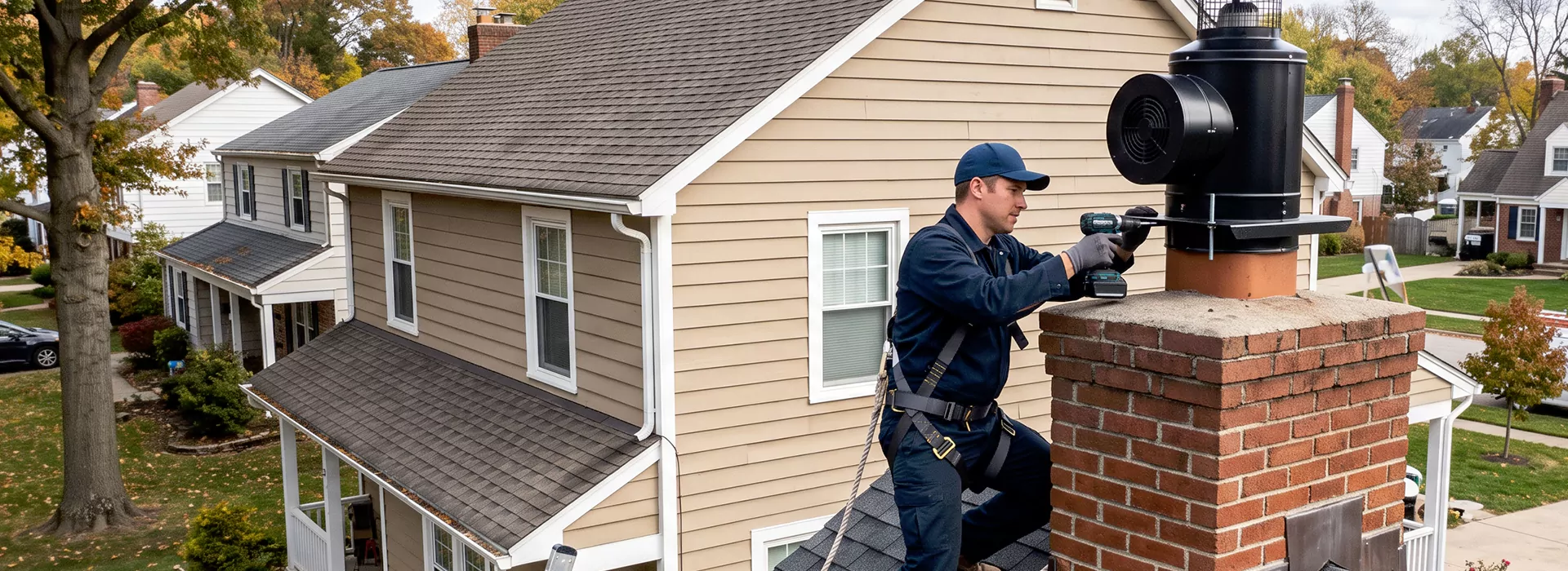 Chimney Fan Installation in Kyle, TX