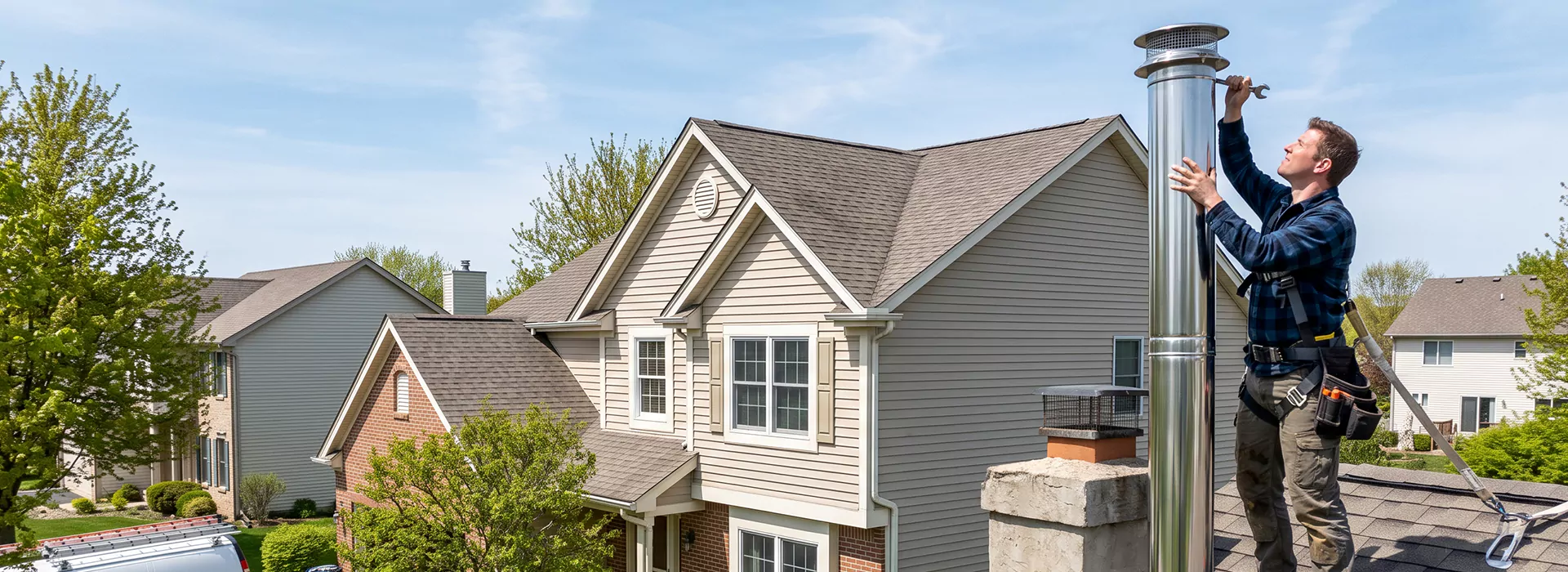 Metal Chimney Installation in Kyle