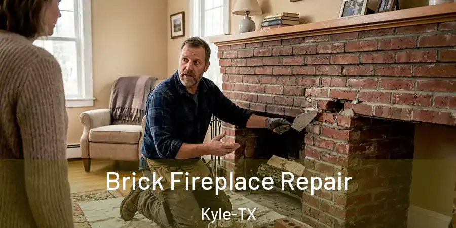 Brick Fireplace Repair Kyle-TX