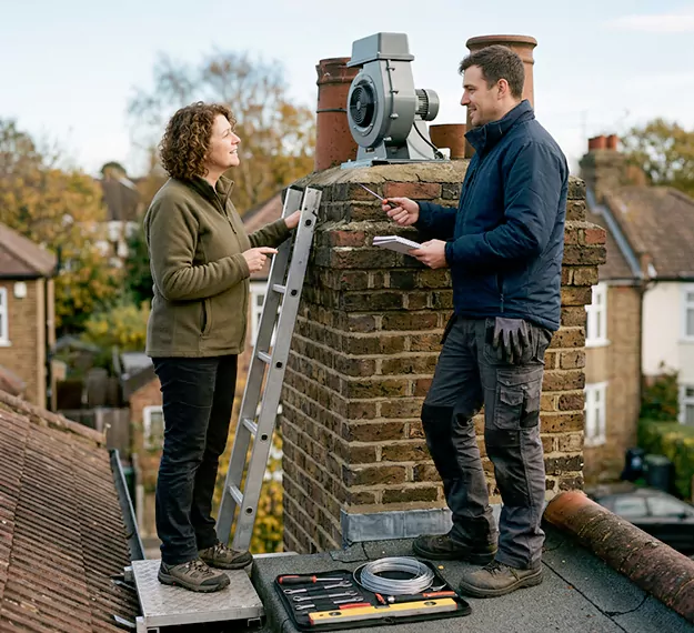 Why Kyle, TX Homeowners Choose Our Chimney Fan Installation Team?