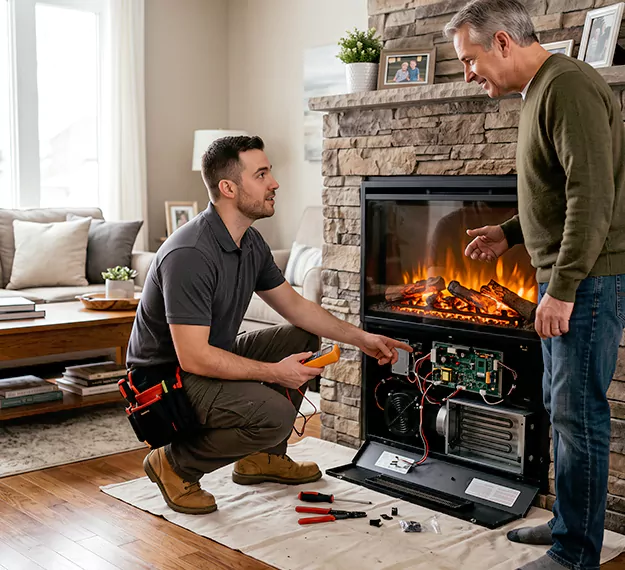 Why Kyle Homeowners Choose Our Electric Fireplace Repair Team?