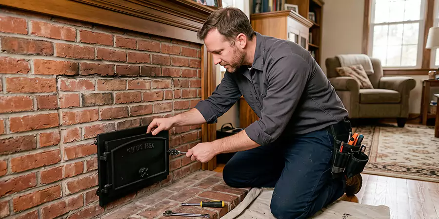 Fireplace Ash Dump Door Installation Kyle