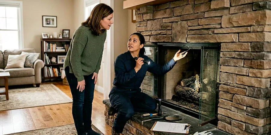 Home Fireplace Safety Inspection Kyle