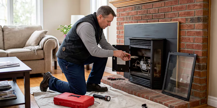 Natural Gas Fireplace Repair Kyle