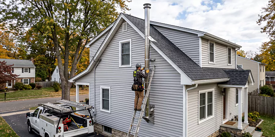 Wood Fireplace Chimney Liner Installation Kyle