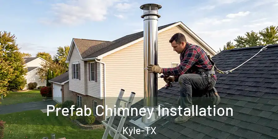 Prefab Chimney Installation Kyle-TX